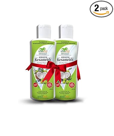 Keragem Kesamrith Ayurvedic Hair Oil Promote Hair Growth Combo Pack(Pack of Two 100g x 2)