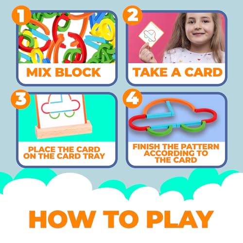 puzgic Stem Kids Toys for Creative Learning Building Educational Resources Toys for Preschool and Kindergarten Boys and Girls - Image 8