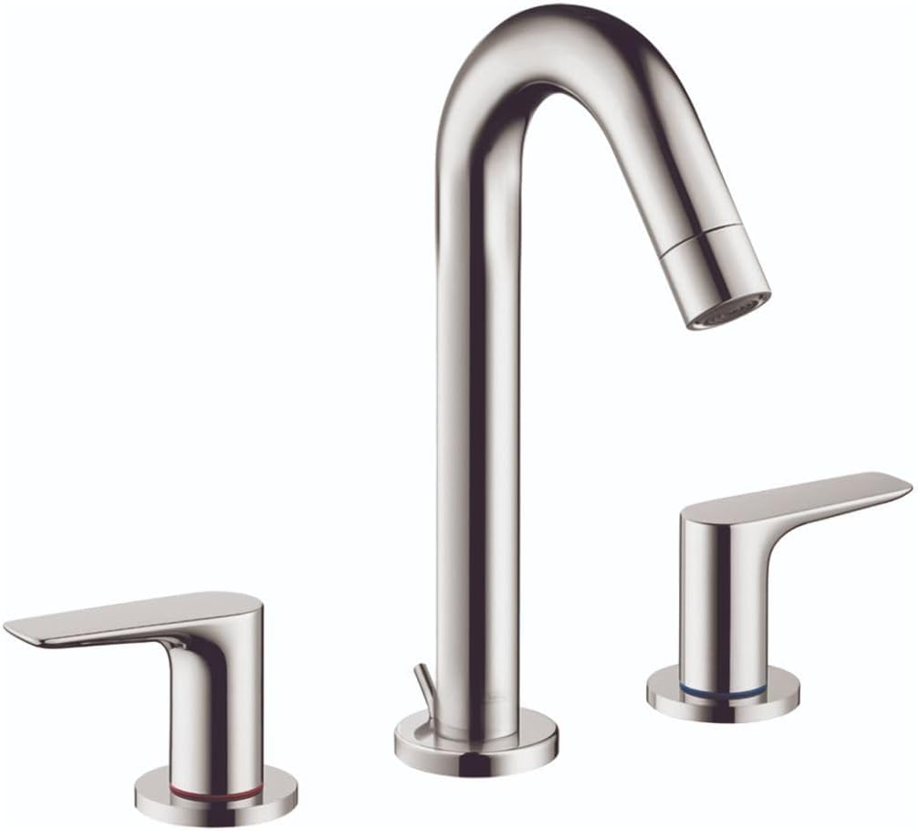Logis Modern Low Flow Water Saving 2-Handle 3 9-inch Tall Bathroom Sink Faucet in Chrome, 71533001
