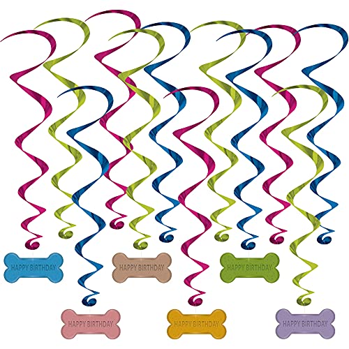 Os de chien Happy Birthday : le coffret cadeau de 12 friandises de fête