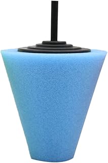 SEWOART 3 esponjas de pneu de metal mini polimento almofadas de polimento almofadas de esponja de polimento almofadas de esponja de polimento azul