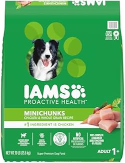 IAMS Proactive Health Minichunks Adult Dry Dog Food with Real Chicken, 30 lb. Bag