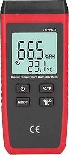 UT333S Temperature and Humidity Meter, LCD Thermometer Hygrometer Hygrothermograph, Small Digital Electronic Temperature Gauge for Home Professional Use