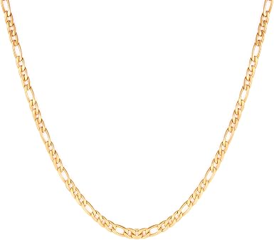 Men Women Gold Chain Necklace - 18K 