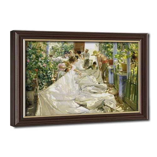 Toile Mending The Sail Sorolla 20x30 cm pour décoration de salon