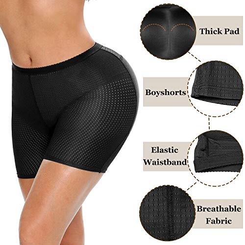 Womens Butt Lifter Seamless Hip Enhancer Underwear Booty Pads Shaper Boyshorts2