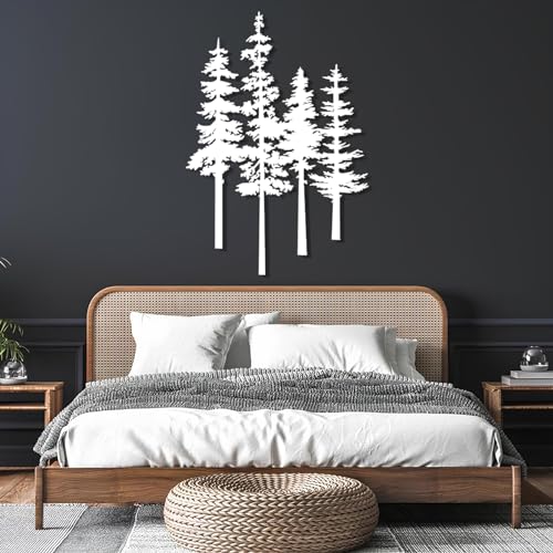 Décoration murale en métal arbre généalogique grand format