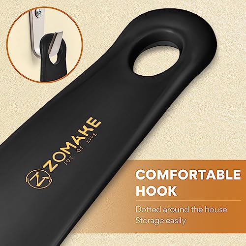 ZOMAKE Plastic Shoe Horn for Kids Men Women,Travel Small ShoeHorn Size,Portable Shoe Spoon Boot Horn Helper 7.3''4