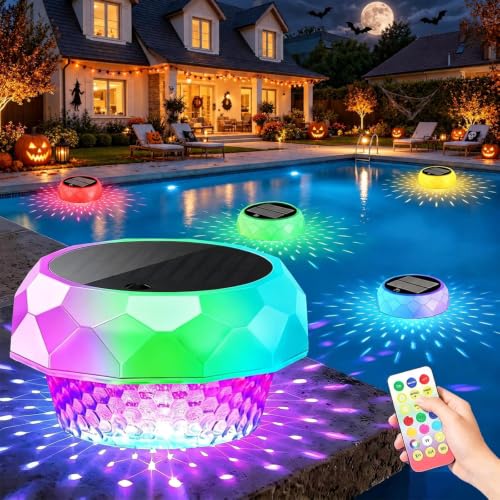yowin Luci per Piscina Fuori Terra Solari Galleggianti con Telecomando
