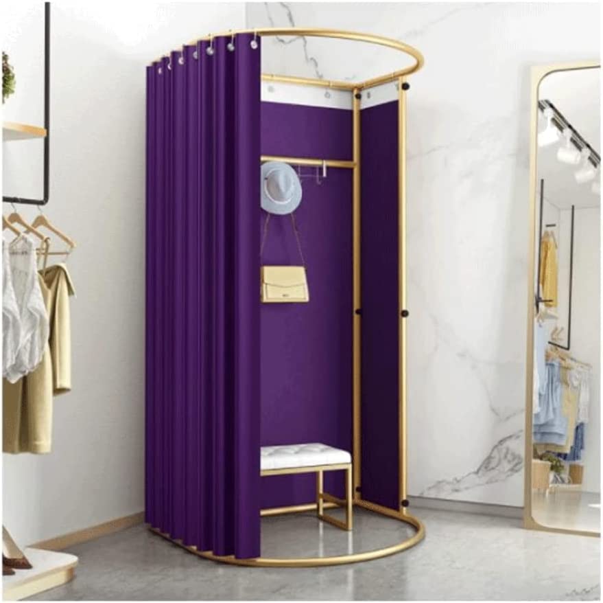 Cabine d'essayage amovible pour magasin de vêtements et vestiaire de luxe léger