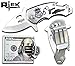 RTek USA Tactical Money Clip Bottle Opener Folding Spring Assisted Open Knife 7 Variations Army, Navy, Marines, Special Forces, Fire Department, Police, Air Force, (Police)