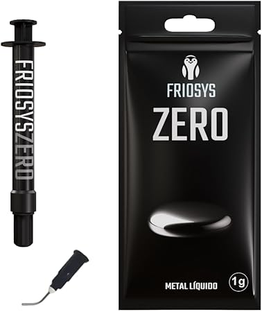 Pasta Térmica Metal Líquido Friosys Zero 1g Prateado