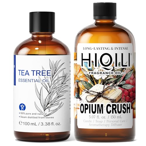 Aceite esencial de Árbol de té 100ML y aceite de fragancia 150ML