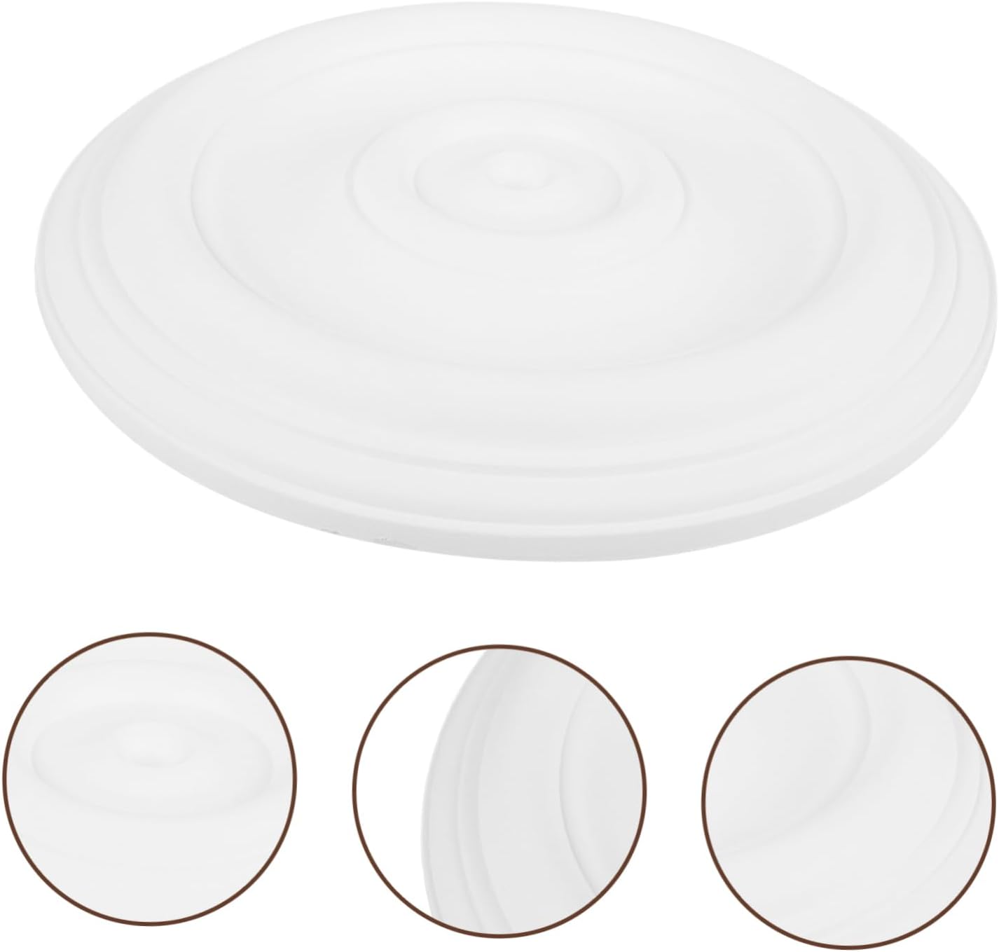 Veemoon Ceiling Light Fixture Elegant Pu Ceiling Lighting Accessory for Home Installation Versatile Use Impact Resistant Design