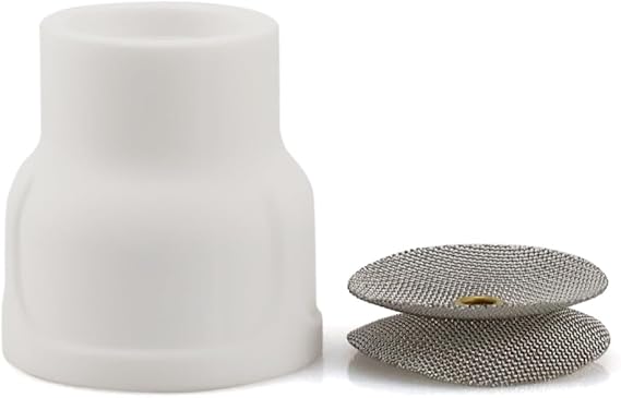 #12 Ceramic Cup White TIG Welding Cup with 3/32 Diffuser 12 Pack