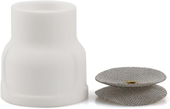 #12 Ceramic Cup White TIG Welding Cup with 3/32 Diffuser 12 Pack