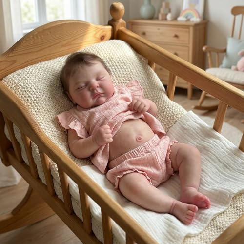Muñeca Reborn Bebé de 20 Pulgadas Silicone miniatura 4