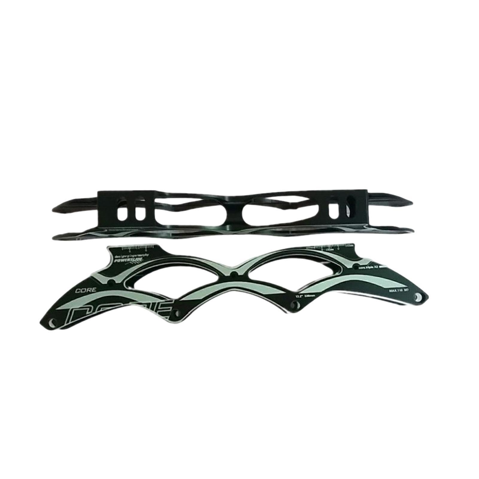 2X Alloy Inline Skate Frame Set, Teile für Speed ​​Roller Skating Ausrüstung
