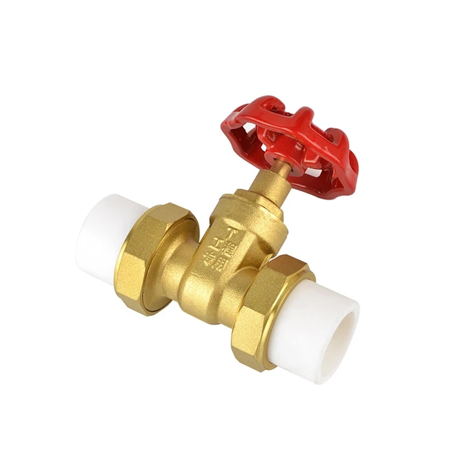 PPR Messing-Schieberventil PPR20/25/32/40/50/63 Hot Melt Double Union Tap Wasserrohrschalter(PPR50)
