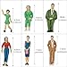 P2501 Model Trains Architectural 1:25 Scale Painted Figures Scale G Sitting and Standing People Model Railway Layout New (14 PCS)