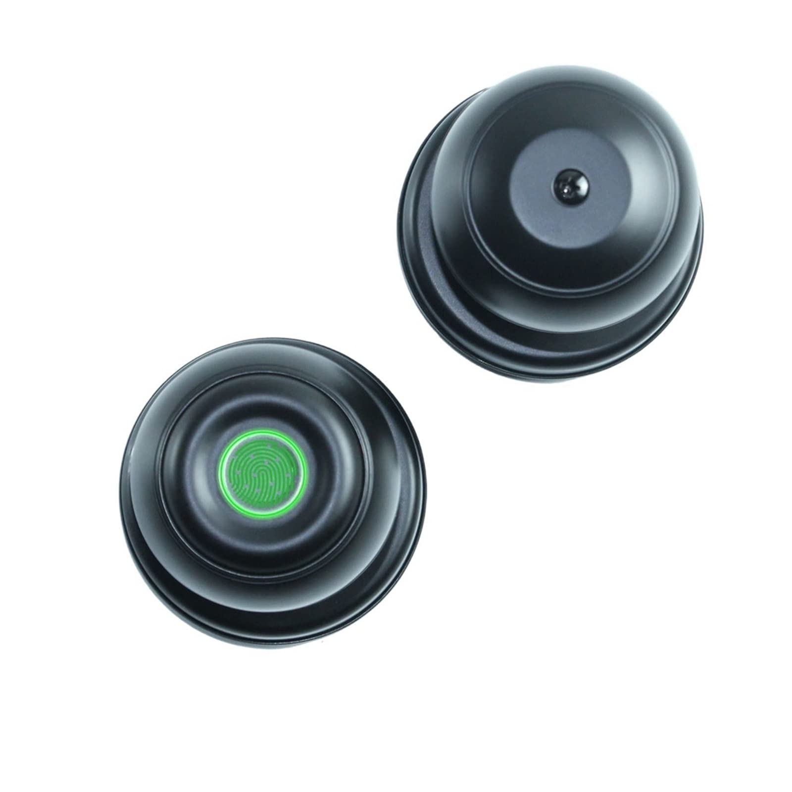 Serratura Smart, Tuya Smart Door Lock Manopola di Blocco Elettronica Biometrica Dell'impronta Digitale Keyless Entry App Key Fingerprint Unlock,Smart Lock Facile da Installare(Noir)