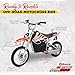 Razor MX650 Dirt Rocket Bike Electric Ride-On for Ages 16+, 220 lb Max Weight, Orange – 36V Battery, Up to 17 Mph, 40-Min Run Time, Twist-Grip Throttle, 16” Front and 14” Rear Pneumatic Tires