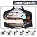 Duffel Bags for Traveling Women Sports Gym Tote Bag Water Resistant Travel Carry on Duffel Bag Weekend Overnight Bag (Black)