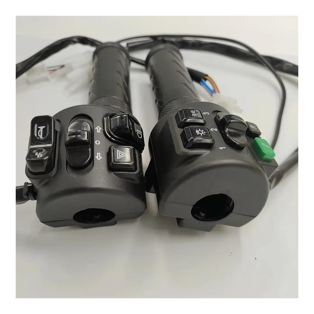 Interruttore manubrio motocicletta Manubrio LUCE ON OFF/Marce/Indietro PULSANTE Interruttore ACCELERATORE Integrato Nella Bicicletta Controllo Della Velocità Gruppo Maniglia