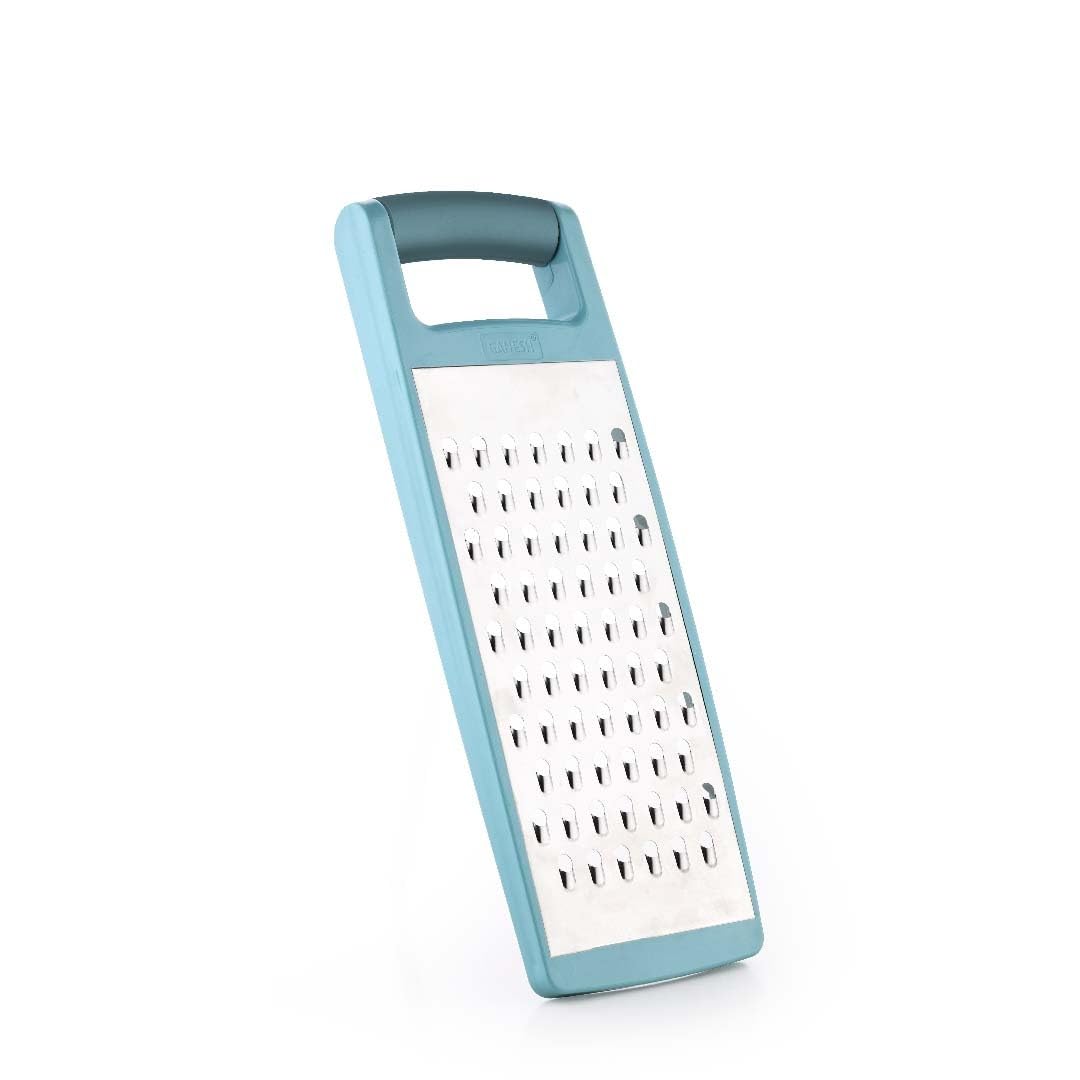 Ganesh Swift Stainless Steel Flat Vegetable Grater for Cheese, Potato, Carrot and Slicer with Non-Slip Base, Dishwasher Safe-image-11