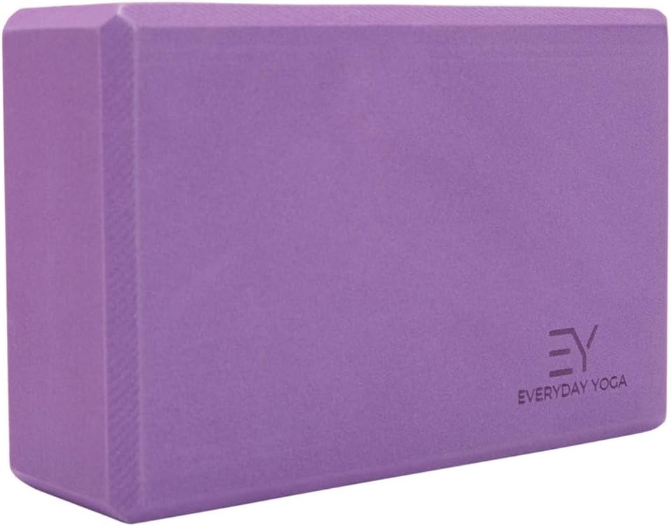 𝗘𝘃𝗲𝗿𝘆𝗱𝗮𝘆 𝗬𝗼𝗴𝗮 Deluxe Mat and Yoga Foam Block Set - Non Slip, Eco Friendly, Anti-Tear, 3mm Thickness for Yoga