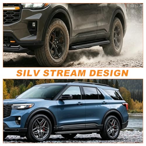 Estribos para Ford Explorer 2020-2026 laterales aluminio miniatura 5