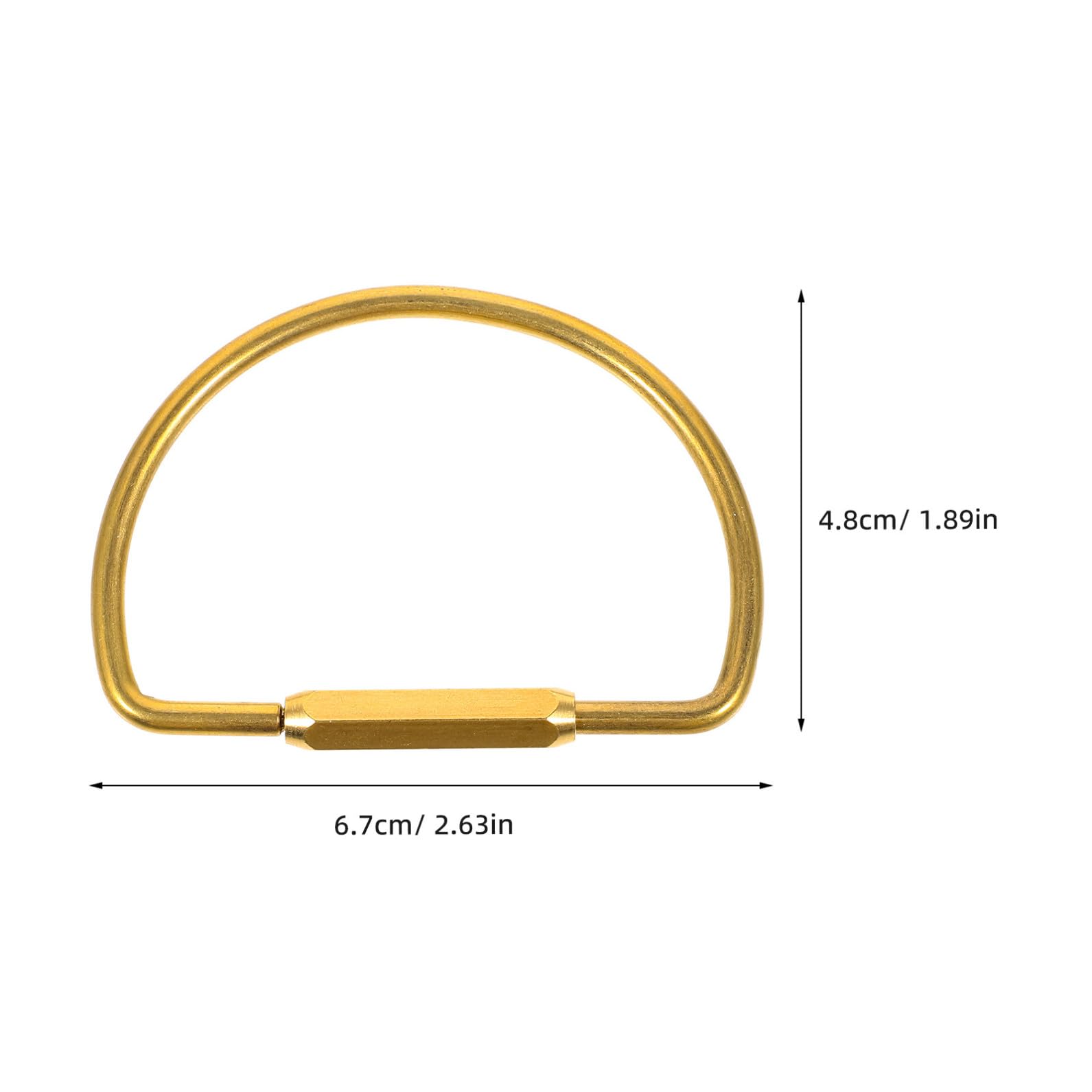 Healeved 5 Sätze Spezialschlüsselkette Farbe Abnehmbar Mini Schlüsselbund Für Schlüsselanhänger Schlüsselringe Schlüsselkettenringe Metallringe Messing Golden 4 Stück * 5
