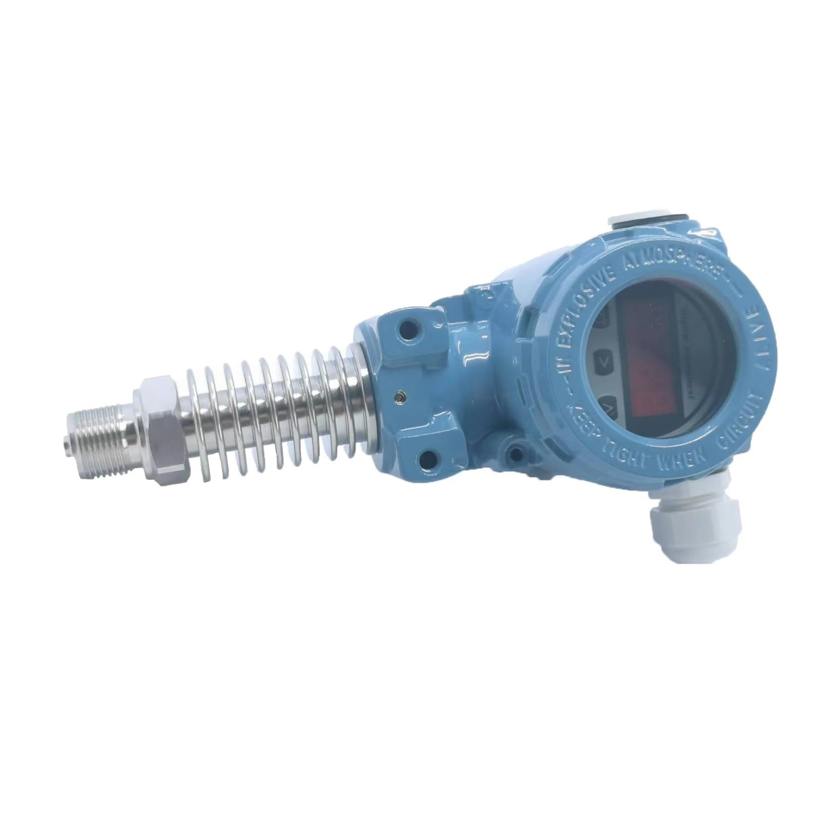 Transmisor de presión con pantalla LED de resistencia modelo 2088, transductor de tubería de agua absoluta al vacío de 4-20ma, 0~600bar, 1 Uds.(4-20mA,0-40Kpa)