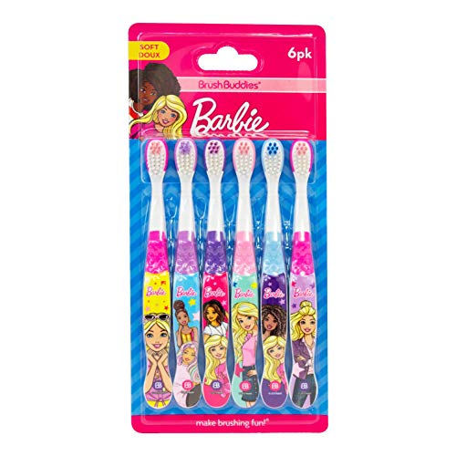Barbie Soft Toothbrush 6pk