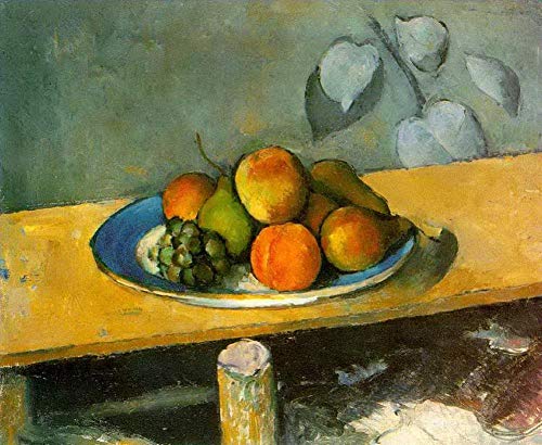 Nature morte fruits Paul Cézanne peinture à l'huile pour murs vides sans relief