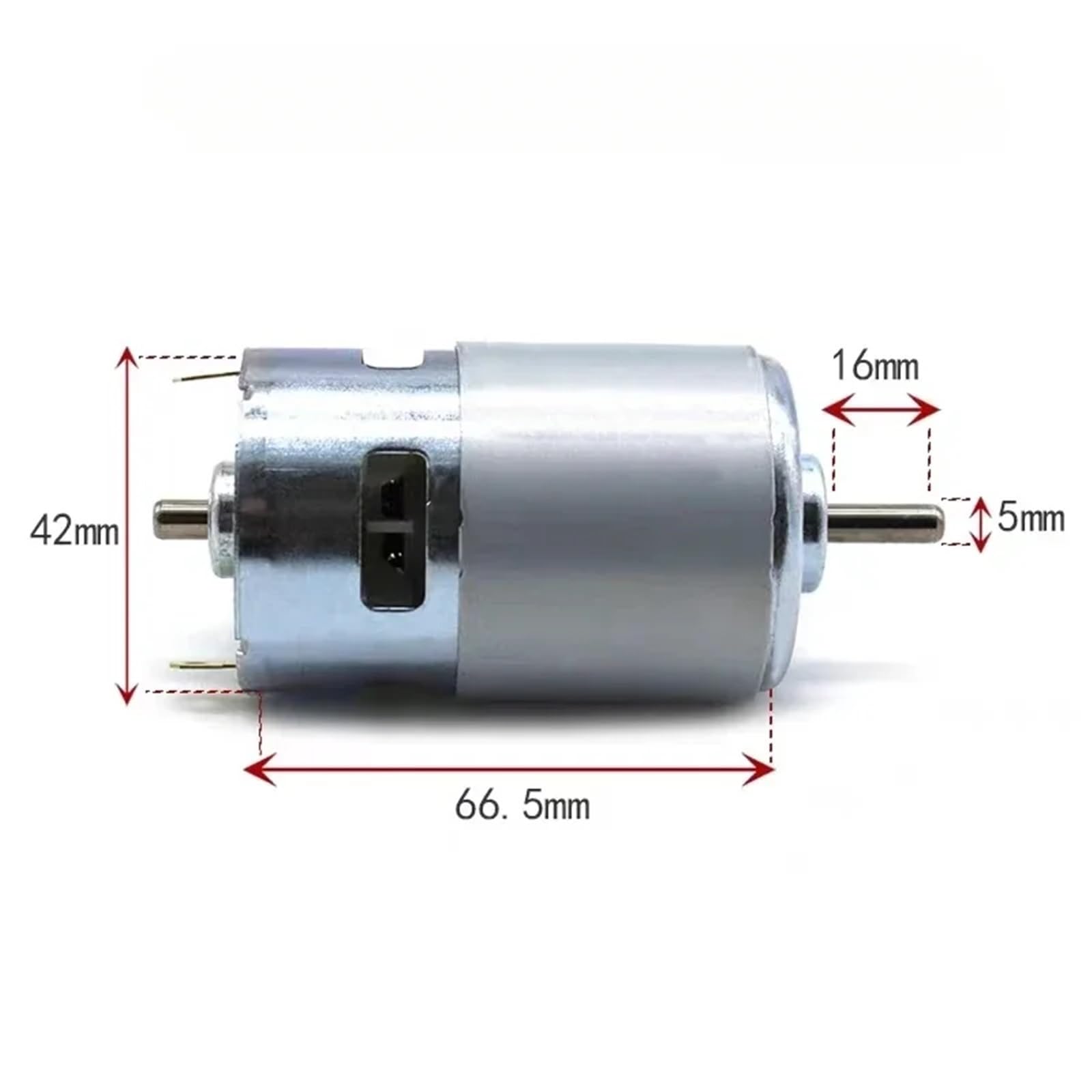 Motore DC 12V 775 doppio cuscinetto a sfere RS775 coppia elevata bassa rumorosità elevato numero di giri motore elettrico