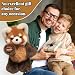 HBSFBH Juguete de Peluche de Panda Roj Imagen de HBSFBH Juguete de Peluche de Panda Roj