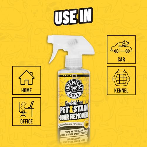 Chemical Guys, Pet Mess Cleaning Kit, Furbidden Cleaner & Interior Brush - image 5