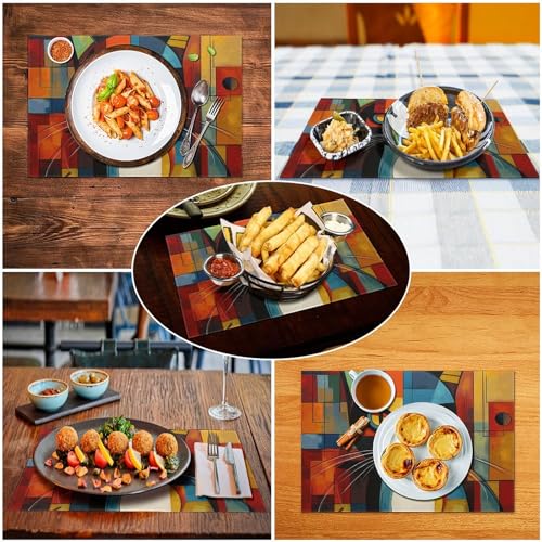 Sets de table anti-tache en PVC pour protéger le bois - 6