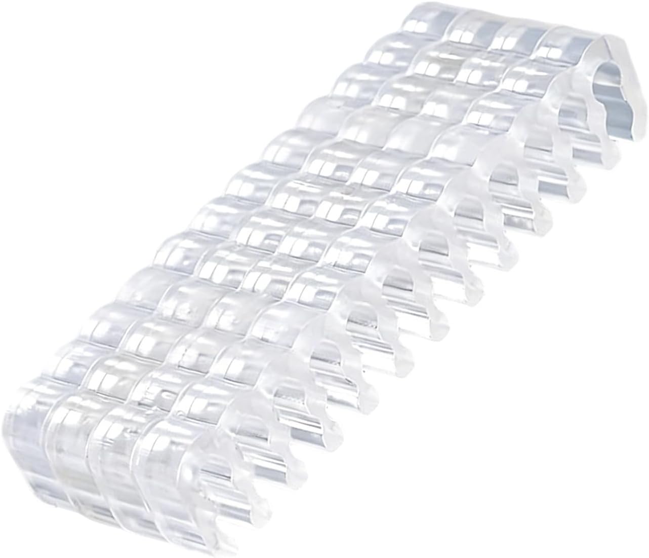 4PCS 24Pin Mainboard Cable Management Comb PVC Texture, Clear