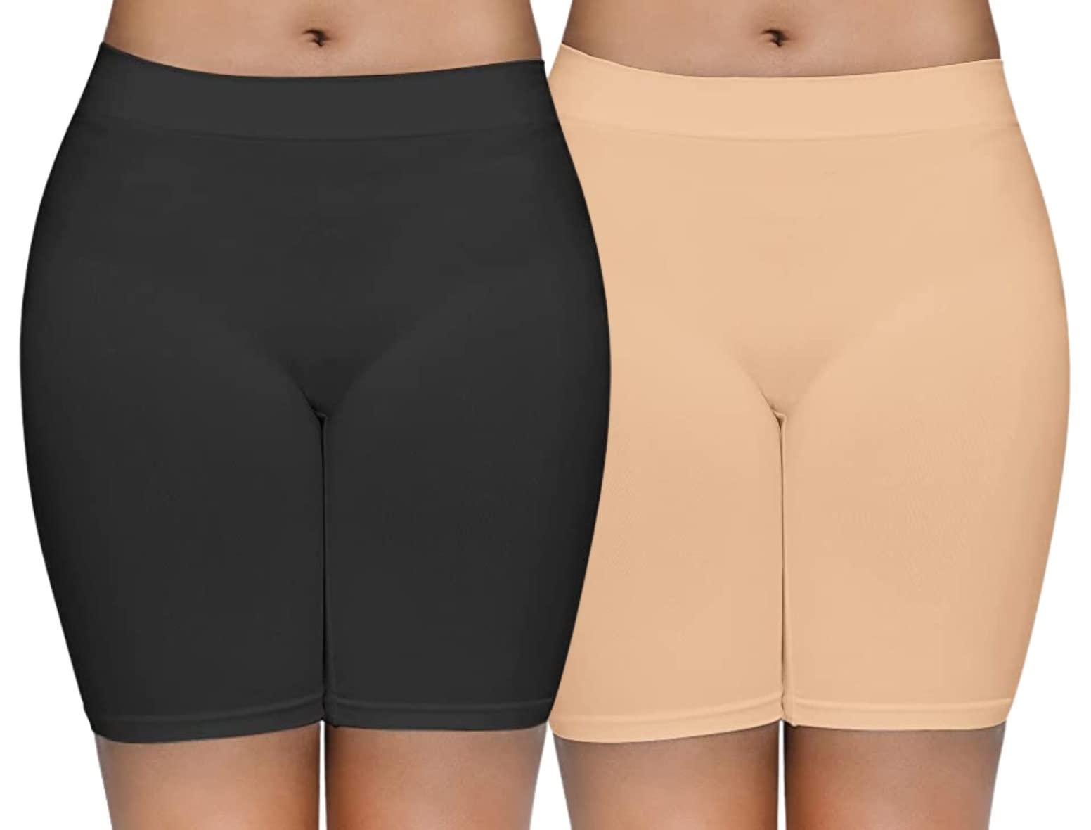 Women's Soft Pure Cotton Spandex High Waist Seamless Cycling Shorts/Biker Shorts/Boyshort Panties/Slip Shorts/Running Shorts/Workout Shorts for Yoga
