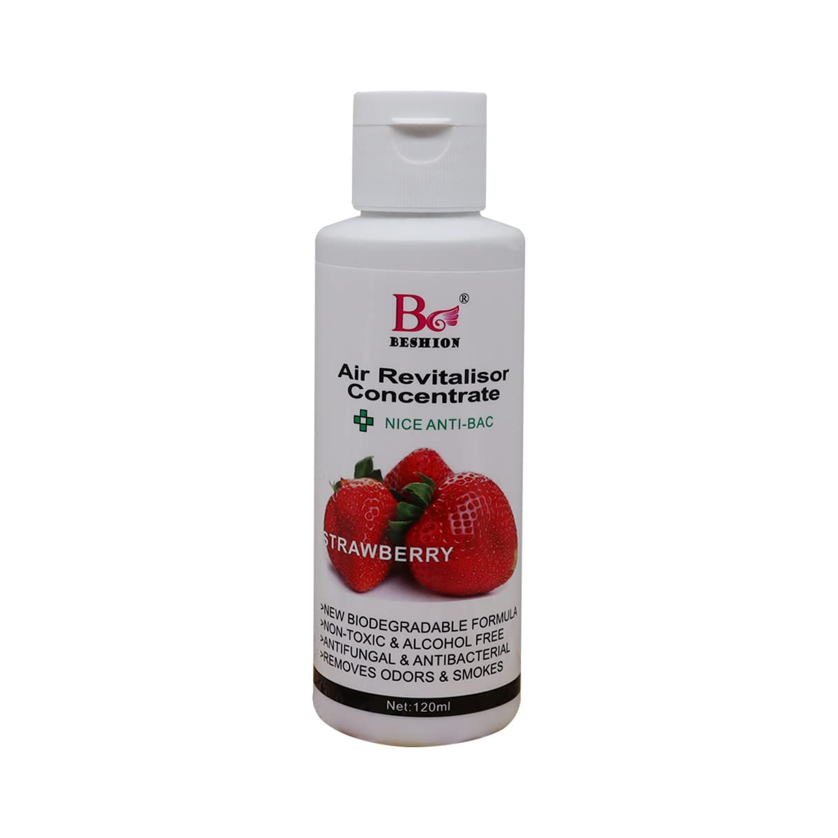 Padom 120ml essential oil, Pure and Natural Essential Oils for humidifier, air freshener, essential oil diffuser, ideal for improving the air quality of the whole environment (Strawberry)