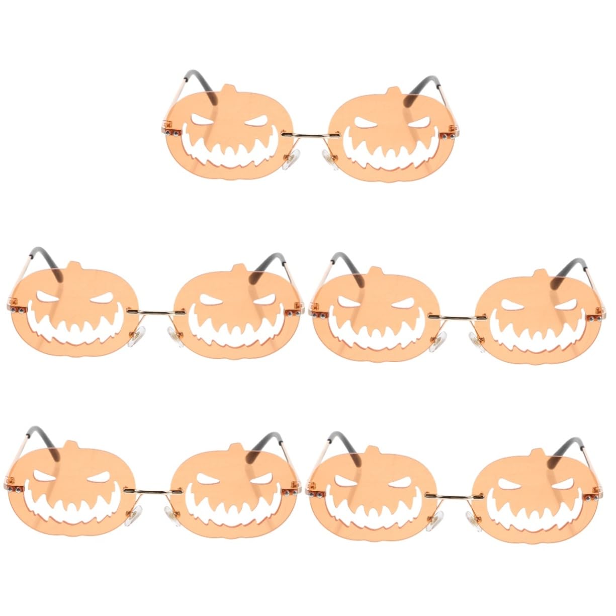 Lunettes de soleil citrouille Halloween pour éviter les photos de fête ennuyeuses