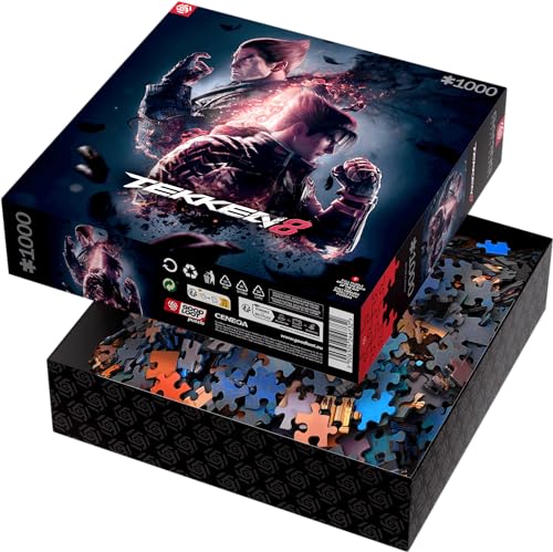 Puzzle de Tekken 8 y 1000 piezas de Kazuya Mishima, rompecabezas Good Loot coleccionable 4