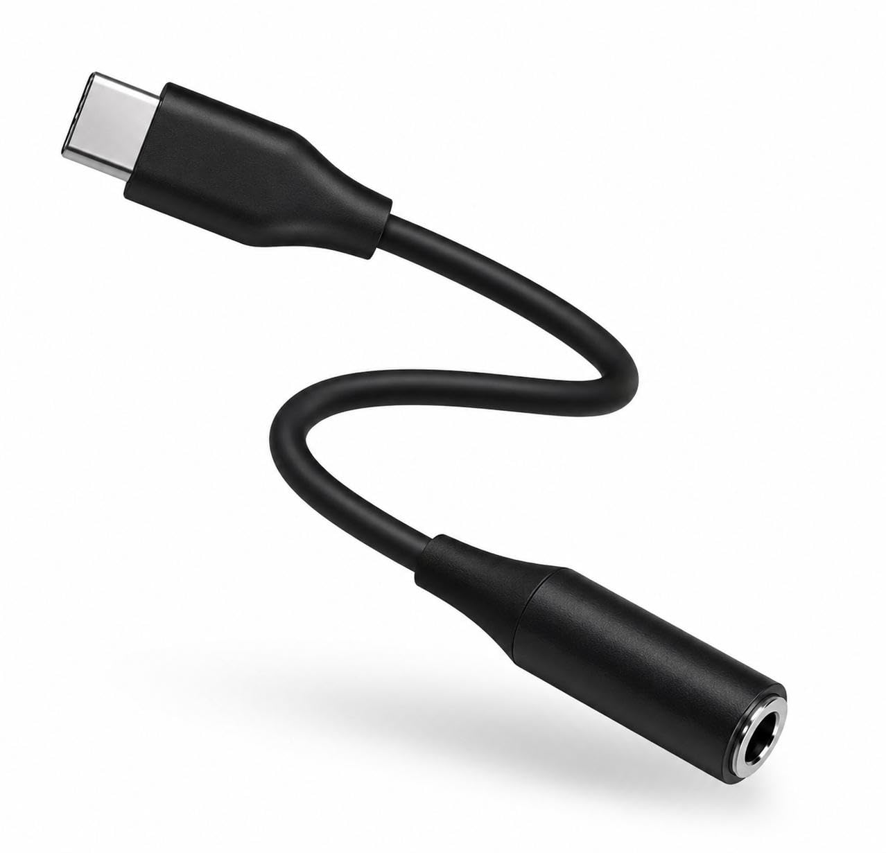 Fidioto Type C to 3.5 mm Jack Digital Audio DAC 24bit/96KHz 3.5mm Connector Aux Cable,Headphone,Earphone USB C Converter/Adapter for iPhone 17/16/15,Other Phone-Black-image-33