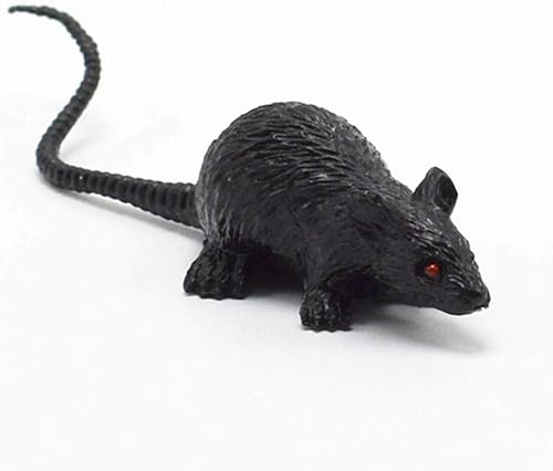 Gadpiparty 6 piezas de ratones falsos de simulación de mini ratón, ratones falsos, ratones espeluznantes, ratones realistas de terror novedosos para