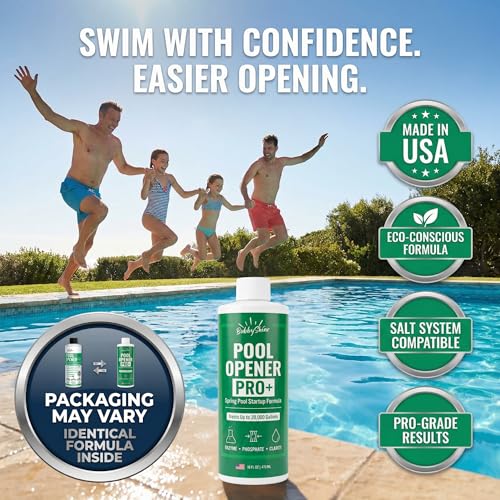 Pool Opening Chemical - 16 oz Treats Up to 20,000 Gallons - Pool Opening Kit Routine Additive (Clarifier Support) for Above Ground & Inground Pools, Chlorine or Salt Compatible – BubbyShine - Thumbnail 7