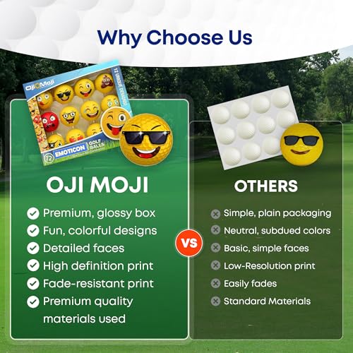 Oji Moji Emoticon Golf Balls