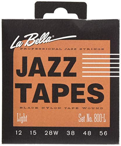 La Bella Jazz Tapes 800 L Black Nylon - Les Beatles, Paul McCartney, John Lennon, RIngo Starr, George Harrison La Bella Jazz Tapes 800 L Black Nylon