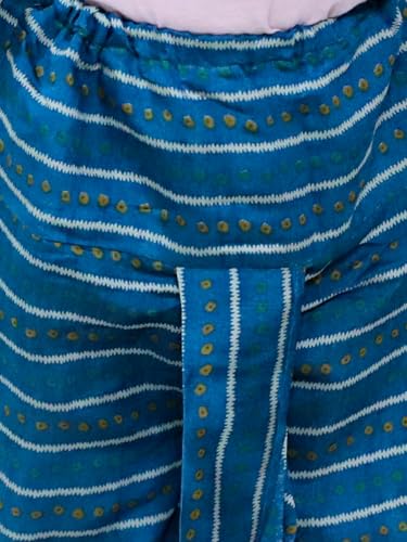 Image of BownBee Ethnic Wear Cotton Kurta Dhoti Traditional Dress Set for Baby Boys, Front Open with Dori Pattern, Full Sleeves, and Round neck, Ideal for All Festivals